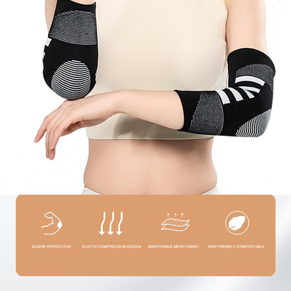 1Pc Elbow Compression Sleeves, Elbow Brace For Tendonitis And Tennis Elbow Sleeve For Tennis, Golfer, Badminton, Weightlifting