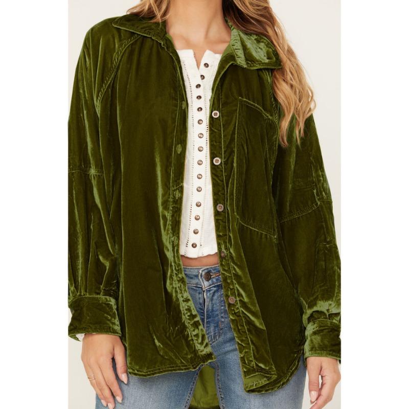 Женская рубашка большого размера с лацканами и длинными рукавами