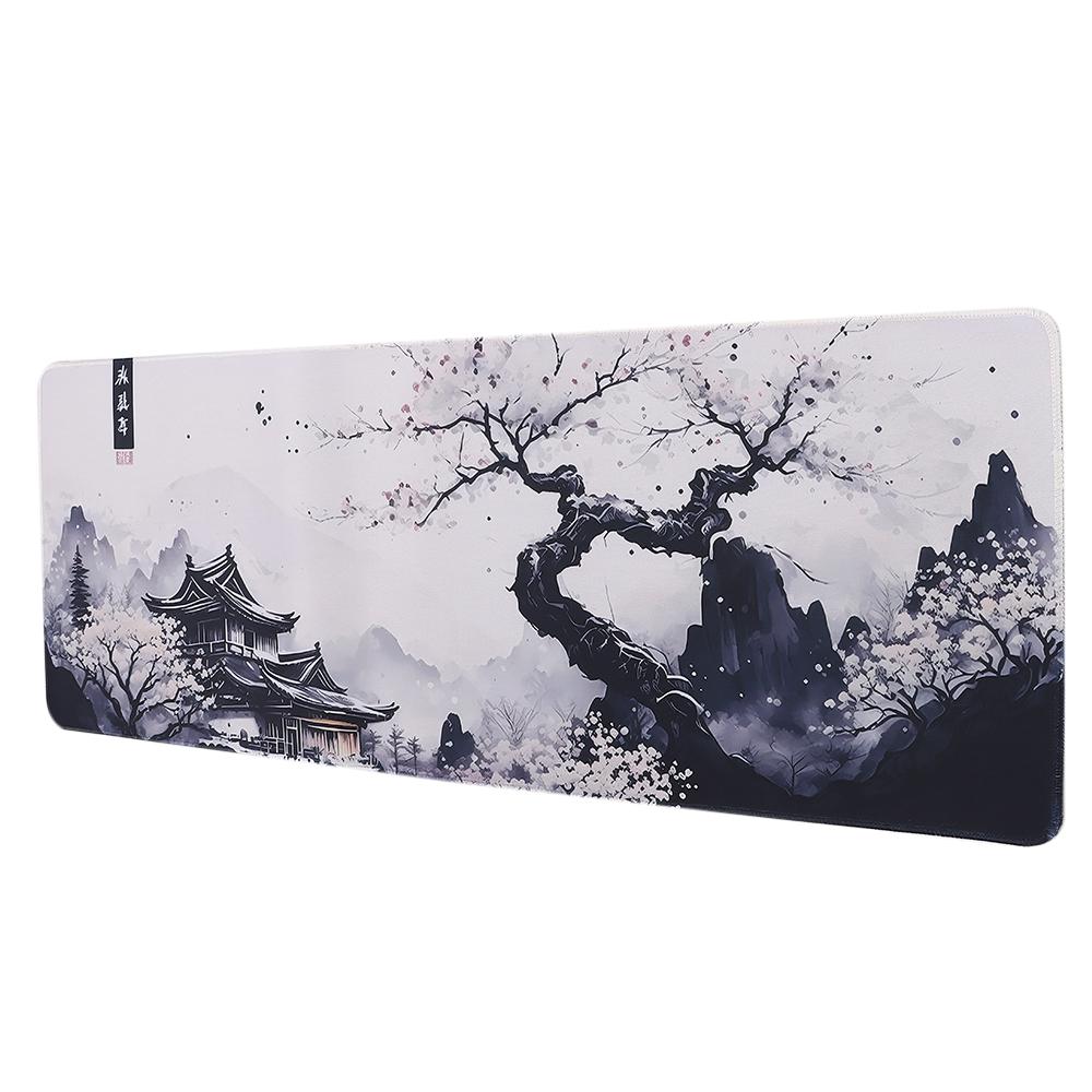 Нескользящий коврик для мыши, расширенный большой коврик для стола 31,5"x11,8", подкладка для письма, игра
