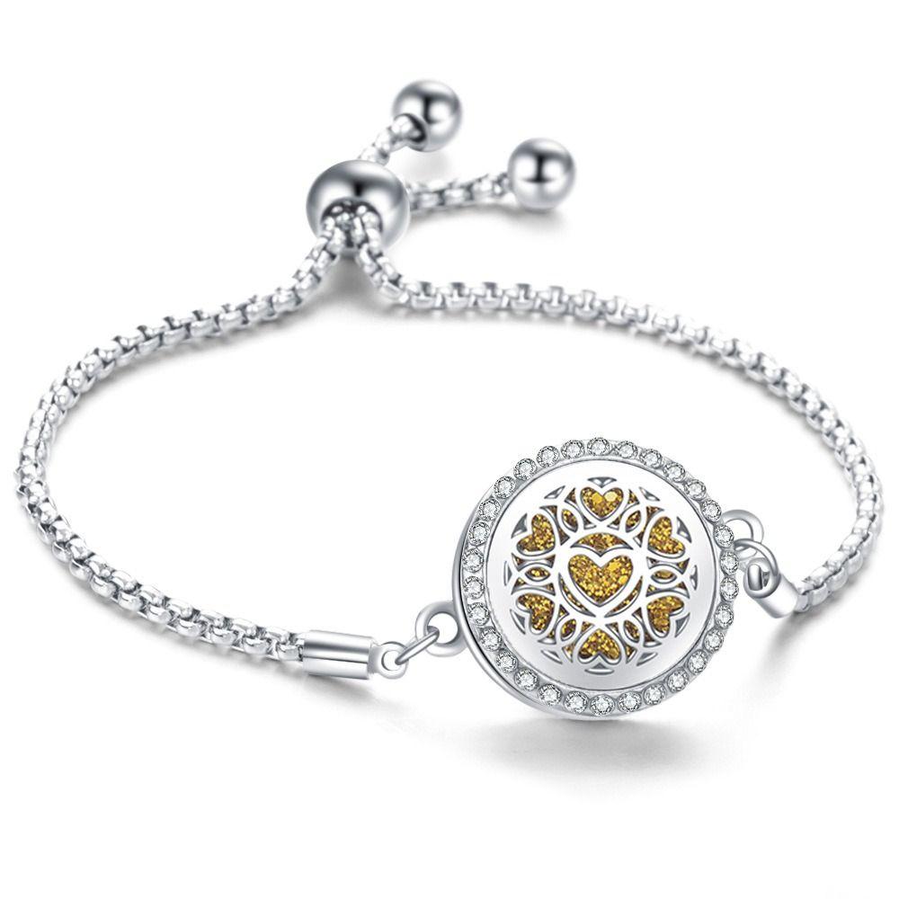 Ювелирный подарок Открывающийся медальон Аромадиффузор Браслет Открывающийся Ароматерапевтический браслет для духов