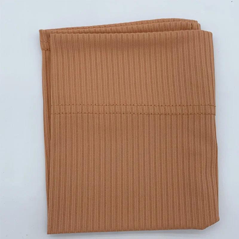 Эластичная ребристая нижняя шапочка для мусульманок, внутренняя шапочка для хиджаба