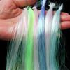 0.2mm Fly Tying Corrugated Lateral Scale Strands Saltwater Flashbou Bucktail Spinnerbait Fishing Lure Bait Tying Material