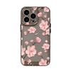 Розовый цветок для чехла iPhone17promax space phone case Apple 16 прозрачный 14/13 мелкое отверстие 15