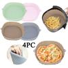 4 шт. многоразовый силиконовый коврик для корзины для фритюрницы с антипригарным покрытием для противня для выпечки в духовке
