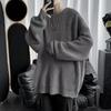 Модный мужской свитер в полоску с цветовыми блоками, с круглым вырезом - Повседневный трикотаж Осень/Зима 2023