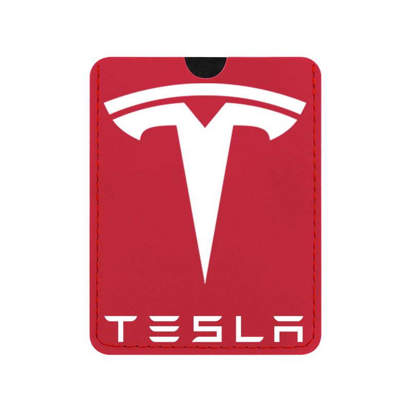 ZFX1 Suede key case Cover For New Tesla Model 3 Card Holder Protector Cover Key Chain For Tesla Model Y Key Accessories