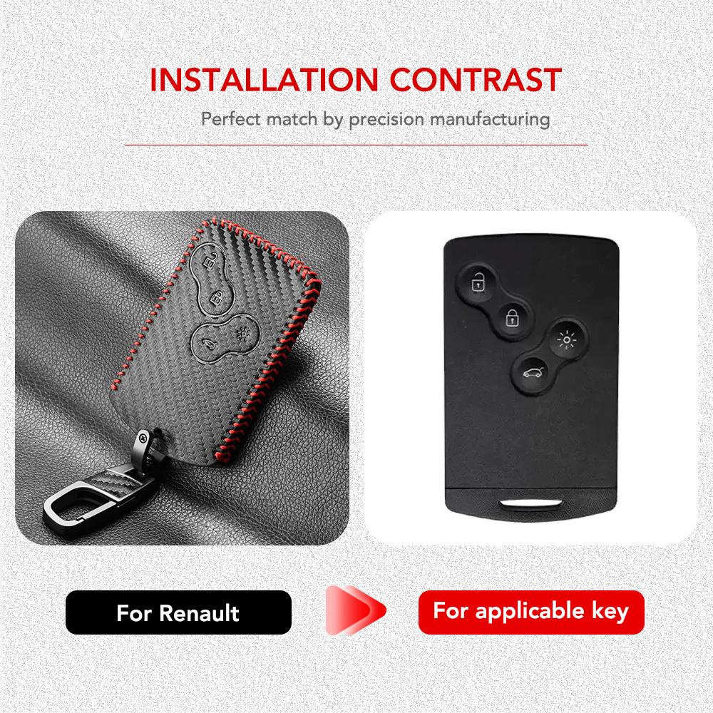 Крышки для карточек-ключей для Renault Clio 4 5 Austral Arkana Captur Megane Zoe Koleos Kadjar Dacia Duster Sandero Jogger Logan