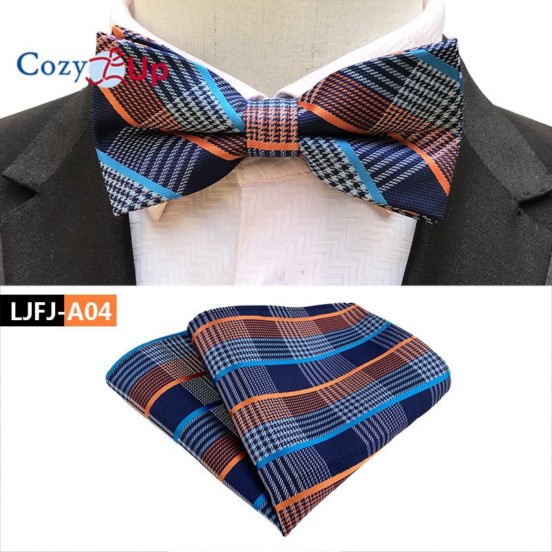 Костюм-двойка с галстуком-бабочкой и нагрудным платком с узором пейсли