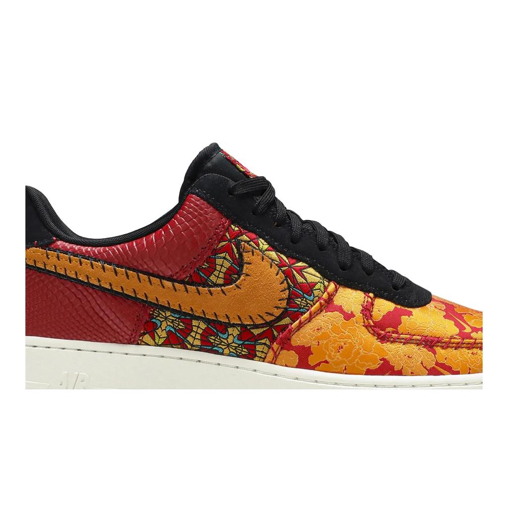 Nike Air Force 1 Low Premium 'Chinese New Year' (Unisex) Gym Red / Orange-Black-Canyon Gold Skate Shoes AT4144 601
