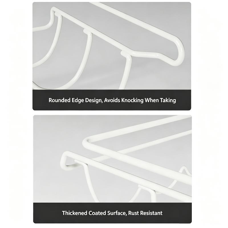 Refrigerator Hanging Beer Bottle Organizer Rack Space Saving Durable Fridge Storage Holder for Kitchen Dorm Bar Use
