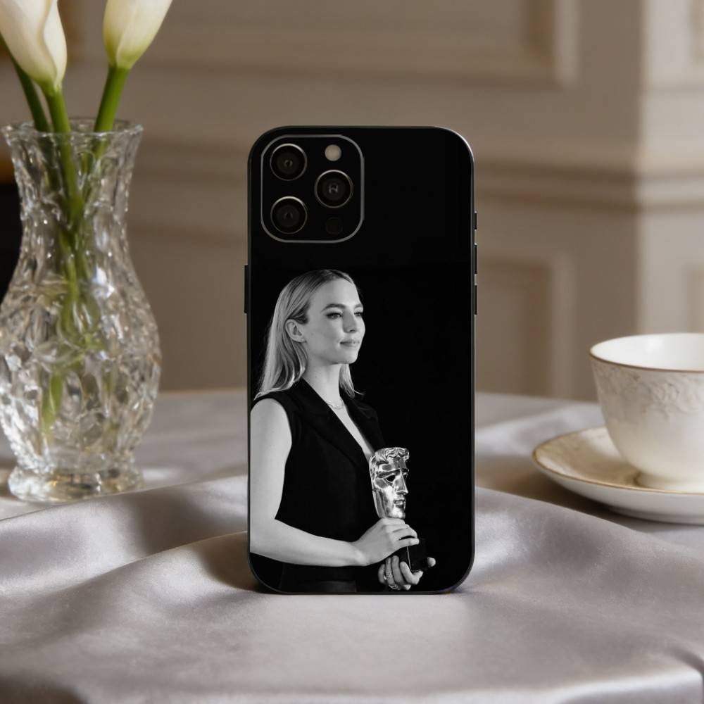 Очаровательный Чехол для Телефона Актрисы J-Jodie C-Comer Для iPhone 17pro, 16,15,14,13,12,11 X XR Plus, Другие Мягкий Черный Чехол