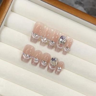 Чисто ручная работа Фототерапевтические пластины для ногтей Qingcheng Wear Nail Готовый продукт Многоразовые пластины для ногтей