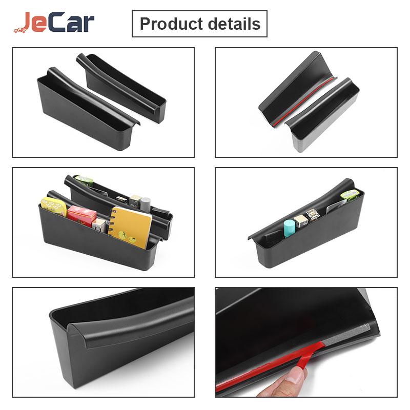 JeCar контейнер держатель для хранения коробка переключения передач консоль боковой органайзер для Jeep Compass up салон автомобиля