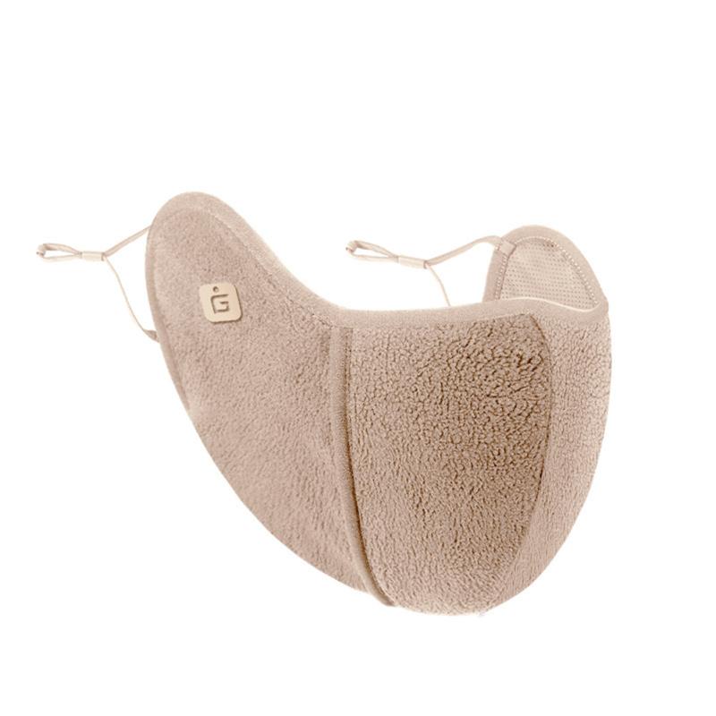 Хлопковая теплая маска для лица, регулируемая зимняя ветрозащитная пылезащитная крышка для рта для путешествий на открытом воздухе