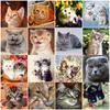 Full Drill Round Diamond Painting Cat 5D DIY Diamond Embroidery Animal Mosaic Cross Stitch Wall Art Handmade Gift