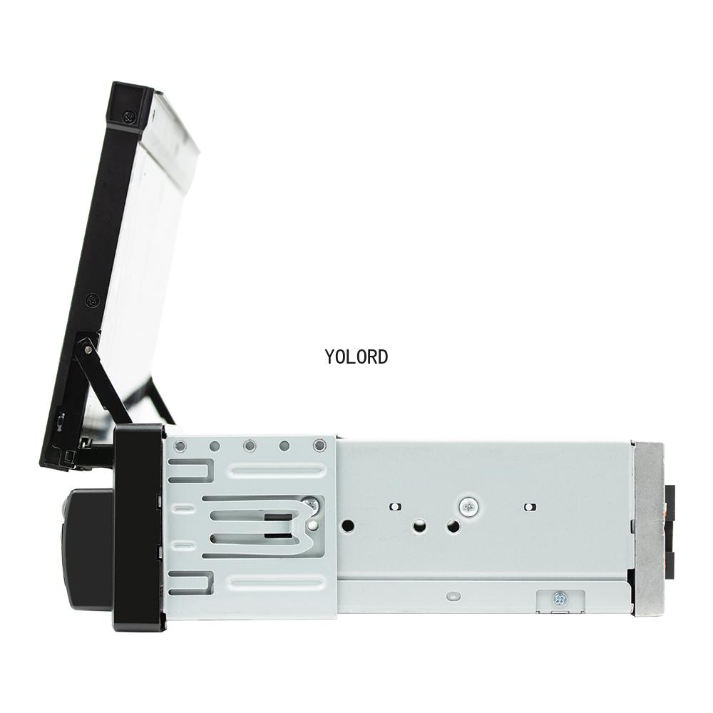 1 Din 7-дюймовый автомобильный радиоприемник с сенсорным экраном Bluetooth MP5-плеер TF USB TYPE-C интерфейс цветные огни заднего хода вид сзади