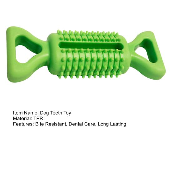 Dog Teeth Toy Bite Resistant Scratch-resistant Good Toughness with Leakage Hole Relieve Boredom