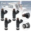 4 шт. топливные форсунки подходят для Suzuki DF60 - DF70 1998-2009, топливная форсунка заменяет 15710-66D00, CDH-166