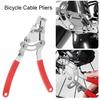 Professional Bicycle Brake Shifter Gear Cable Caliper with Plastic Grips High Carbon Steel Brake Gear Inner Wire Cutter Tension Puller Pliers