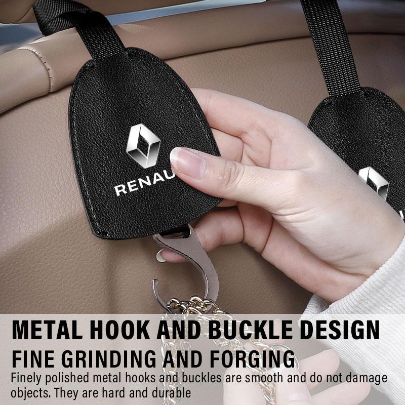 Органайзеры для салона автомобиля Крючки Крючок на спинку сиденья Вешалка на подголовник Для Renault Dacia Laguna 2 3 Купе Modus Kadjar Captur Megane 1 2 3 4 CC