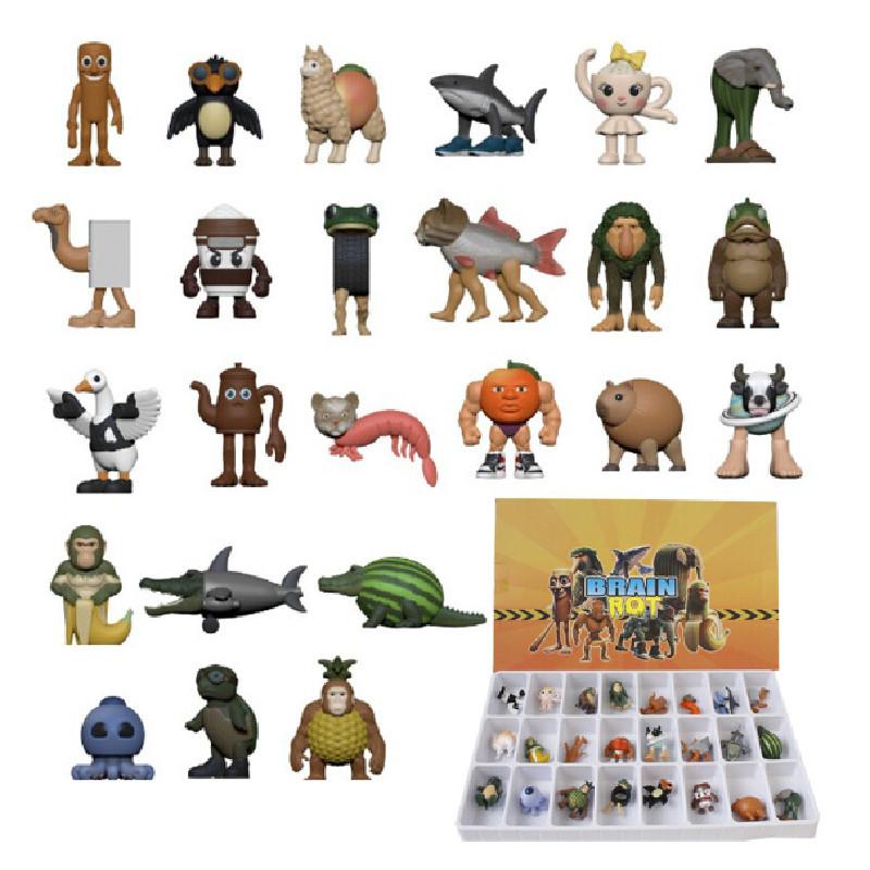 Итальянский брейнрот Аль Тунг Тунг Сахур Праздничный Адвент-календарь Блайнд Бокс для детей