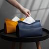 Коробка для салфеток из искусственной кожи с V-образным отверстием, рулонная бумага, туалетная бумага, автомобиль, гостиная, отели, спальня, кабинет, хранение салфеток для дома