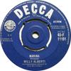 7-дюймовая пластинка WILLY ALBERTI - Marina 45F11191 Decca 1959 Великобритания Поп Б/У