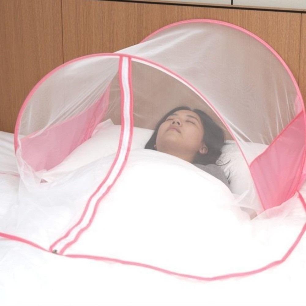 Single Foldable Mosquito Net Breathable Mosquito Bar Frame Convenient Travel Mosquito Net Hotel