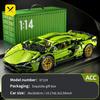 ТойлинX 1:14 Технических Строительных Блоков Гоночный Спорт Скорость Модель Транспортного Средства Город Механический Супер Кирпичики Пазл Игрушки Подарок для Взрослого