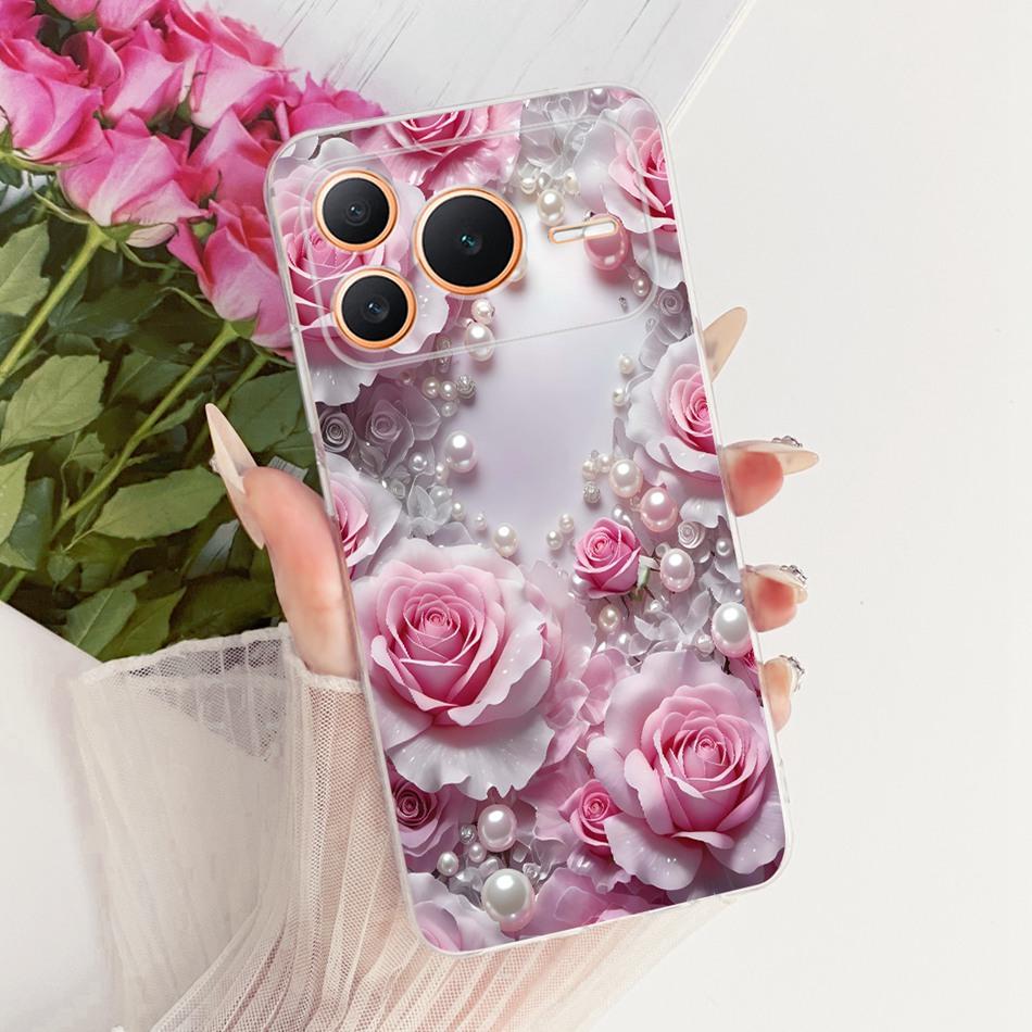 For Honor Power 2 / Power 5G 2026 Cute Flower Butterfly Cat Painted Case For Honor Power Power2 Soft Silicone TPU Phone Cases