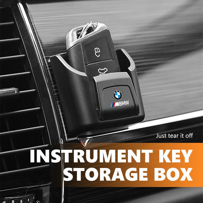 BBIP8 Dashboard Car Key Storage Box Compact Key Organizer Key Holder For BMW M Sport M2 M3 M4 M5 M6 E46 E90 E60 F10 F20 E87 X3 X6