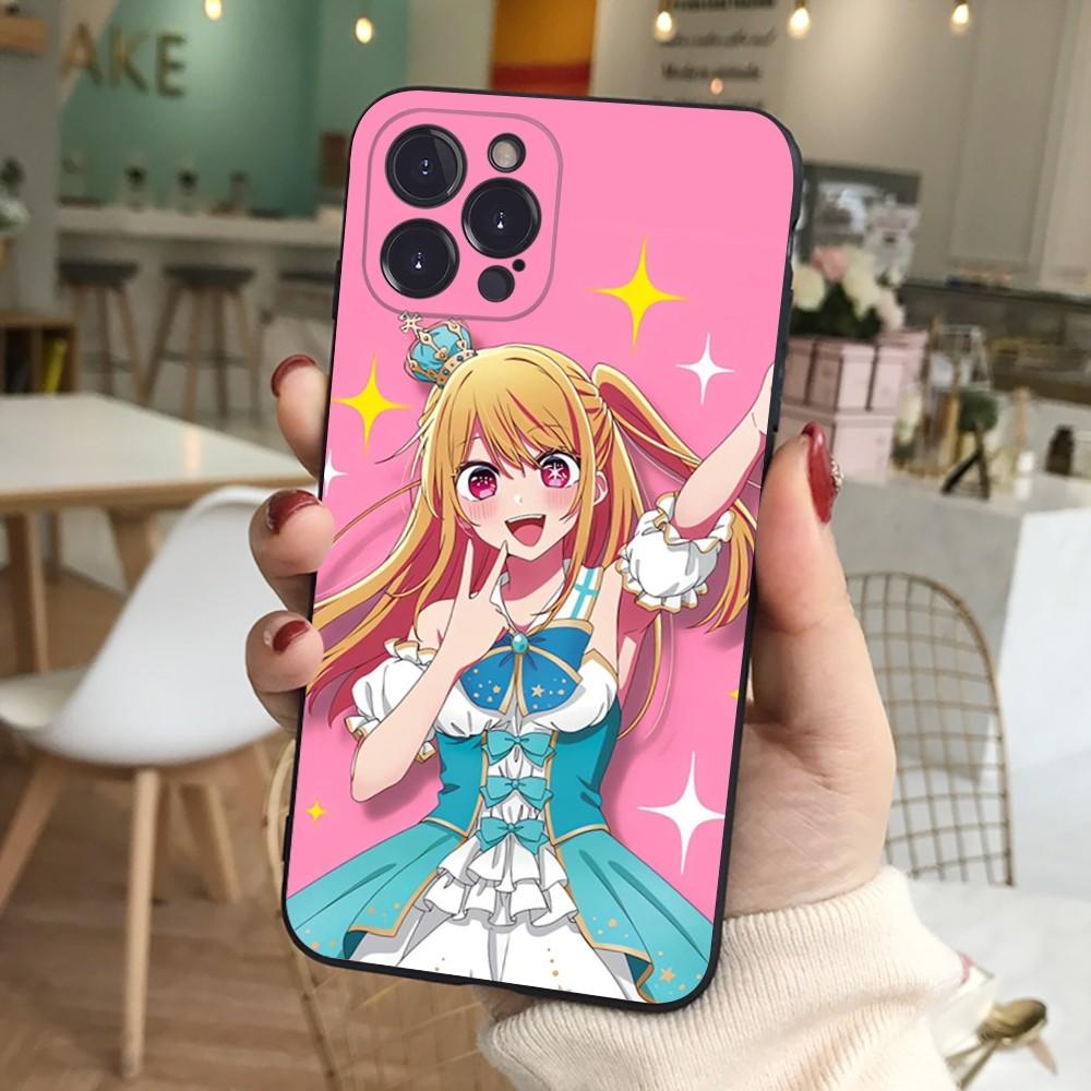 Чехол для телефона Oshi No Ko для iPhone 15 6 7 8 Plus 11 12 13 14 Pro SE 2020 MAX Mini X XS XR Задняя крышка Funda