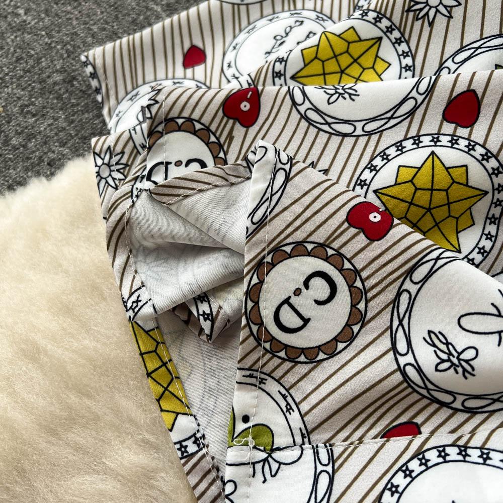 Женское платье-рубашка с коротким рукавом с лацканами, летняя мода, элегантный винтажный принт, брендовые дизайнерские платья для подиума, вечерние платья