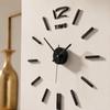 Battery Operated Wall Clock Sticker Frameless Wall Clock Decor DIY Clock Kit  Office Decoration