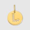 EMANCO 26 Zircon Alphabets Charms for Necklace Not Fade Stainless Steel Charms for Bracelet Make Earrings Jewelry Findings