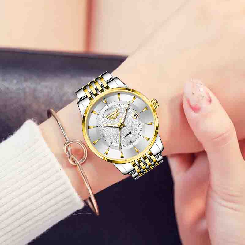 LIGE brand watch women Fashion Luxury Stainless Steel female waterproof watches Clock Calendar Quartz Watch for Women relogio