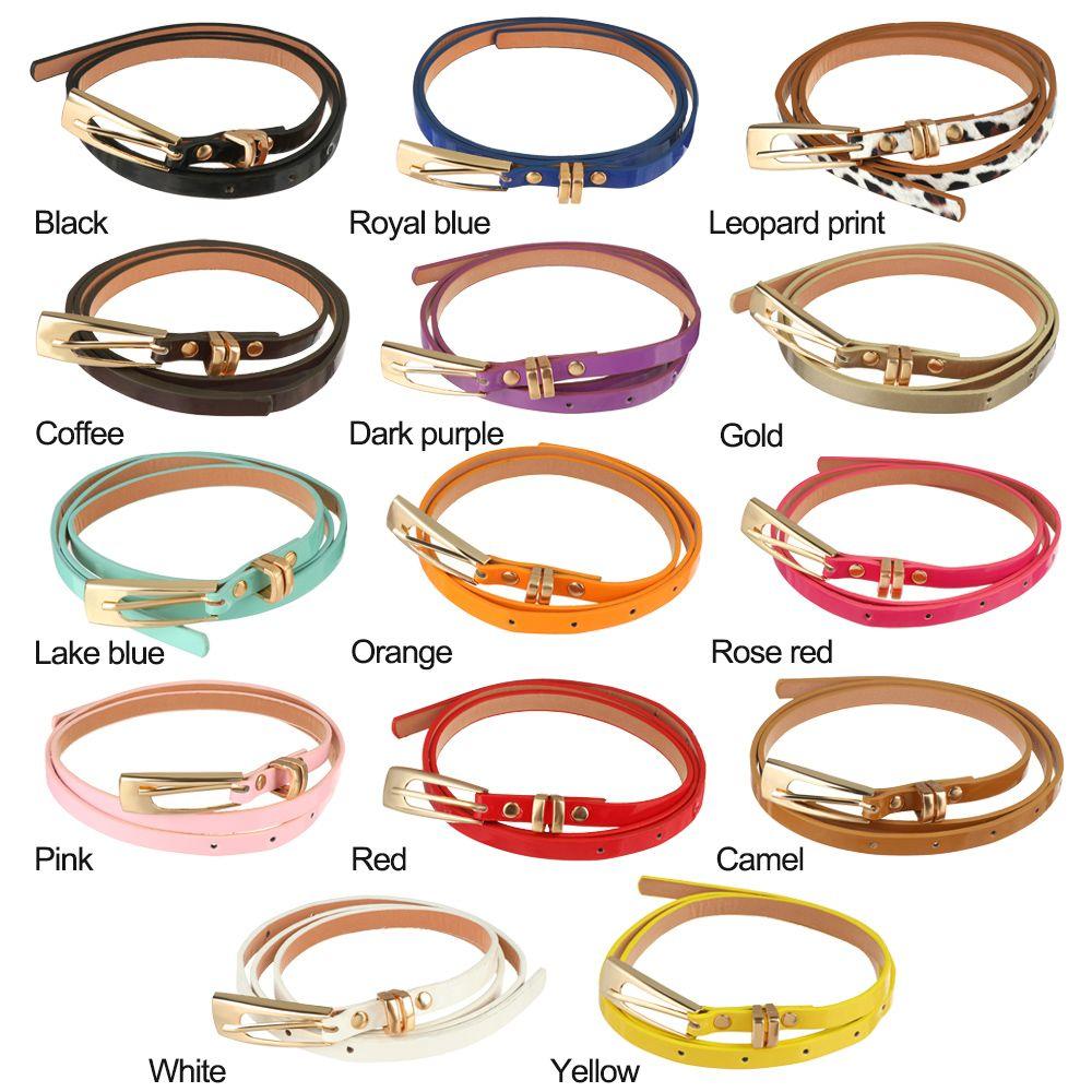 Регулируемый повседневный пояс из искусственной кожи, женский пояс-кушак для платья, узкий тонкий пояс, пояс на талию