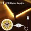 5V USB LED Strip Wireless PIR Human Motion Sensor LED Night Light Waterproof Kitchen Cabinet Stairs Wardrobe Lamp Tape Decor
