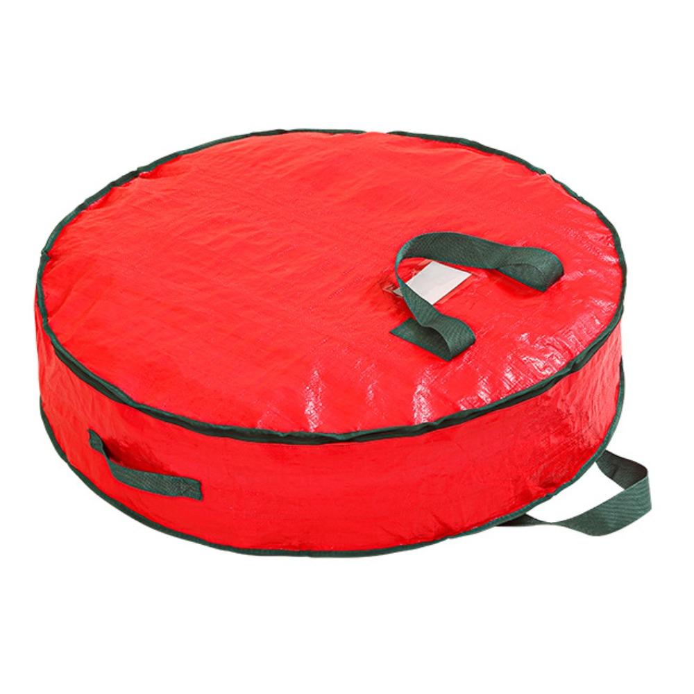 Dustproof Christmas Wreath Storage Bag Large Capacity Xmas Sundries Organizer Christmas Supplies