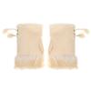 Winter Keep Finger Warm Elastic Warm Mittens Fingerless Faux Rabbit Hair Gloves Thicken Warm