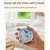 Ultra Silent Visual Timer Round/Square Kitchen Timer Countdown Alarm Clock  Kids Children Reminder