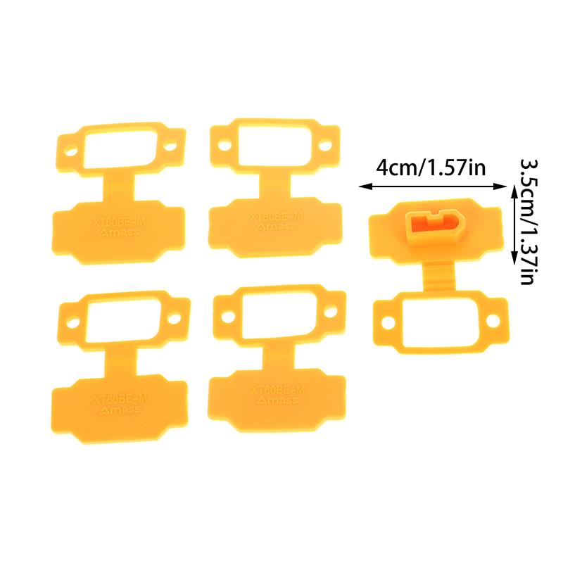 5 шт. Черный Желтый Xt60Be-M Папа Разъем типа "пуля" Провод Кабель Вилка Водонепроницаемая Крышка Для Rc Fpv Зарядное устройство Аккумулятор Мотор Регулятор скорости