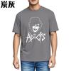Unisex tshirt Daily Wear Cotton Tshirt The Adicts With Clown Face Quickdry Soft Cotton Teeshirt Fashion Plus Size Tshirt Casual