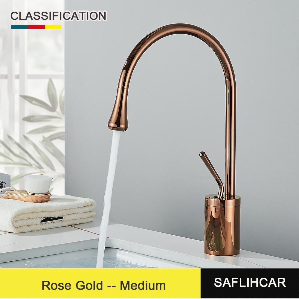 Матовый золотой смеситель для раковины, черный смеситель для раковины, смеситель для горячей и холодной воды, латунный кран для ванной комнаты