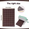 3Pc Magnetic Shim W/ Card Size Grids Black Magnetic Cutting Pads Reusable Embossing Machine Pads Die Cutting Machine Accessories
