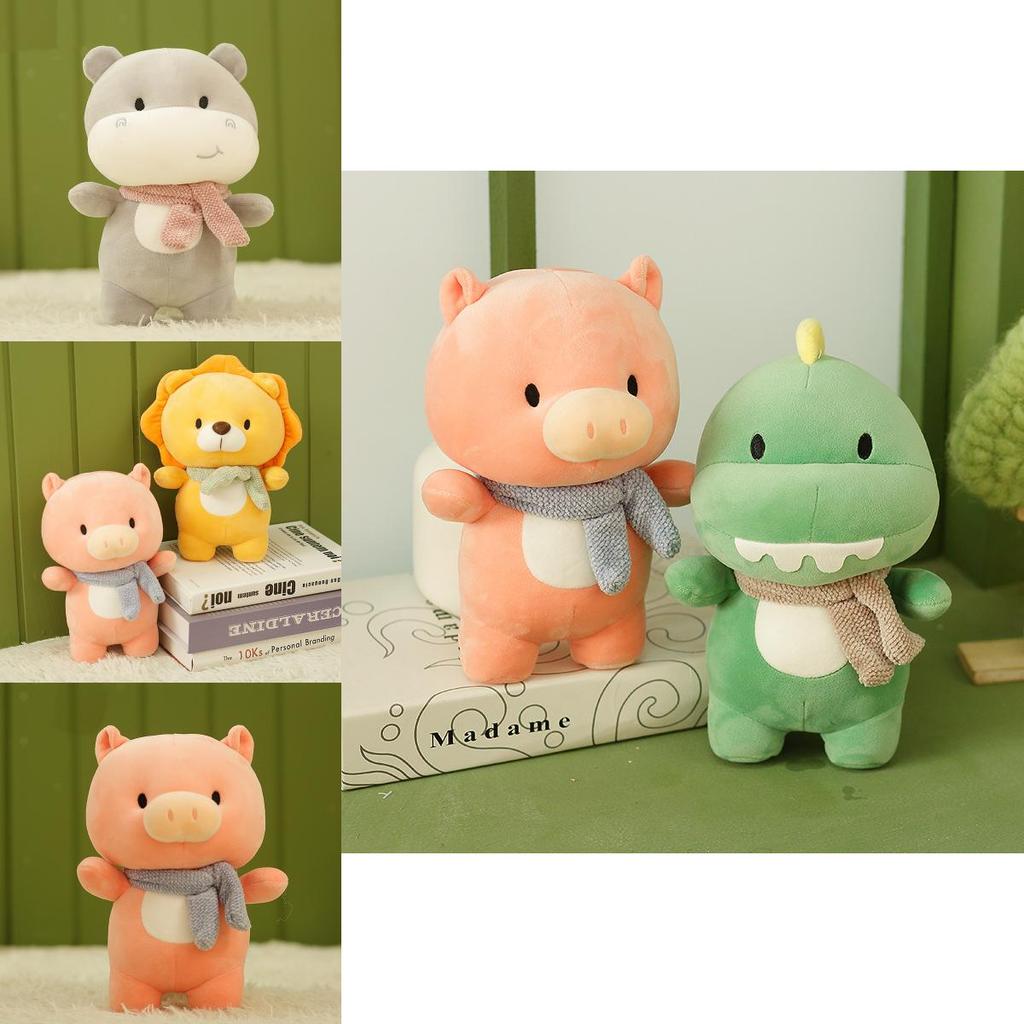 Cute And Cuddly Stuffed Animal Plush Doll For Kids Bedroom Decoration Lion Dinosaur