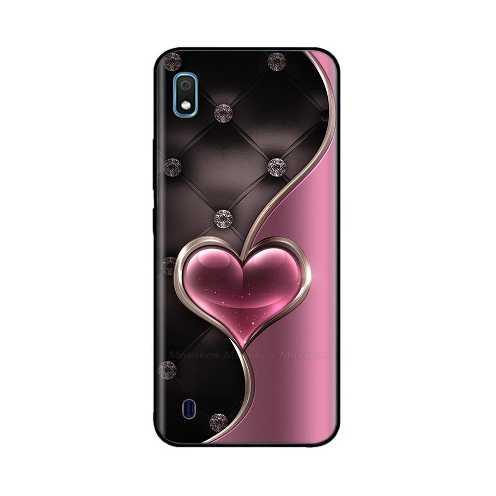 Чехол для Samsung Galaxy A10 Милый Мягкий Гладкий Жидкий Силикон Полная Защита Чехлы для Телефона Для Samsung A10 Чехол A 10 SM-A105F