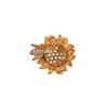 The Fashionable Yellow Sunflower Anti-glare Brooch and Pin Accessory, A Retro Brooch and Pin, Won The Championship In One Go