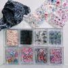 1Pcs 100cm Flower Rose Nail Transfer Foils Sticker Paper Floral Nail Wraps Tulip Nail Art Stickers Decals Nail Art Decorations