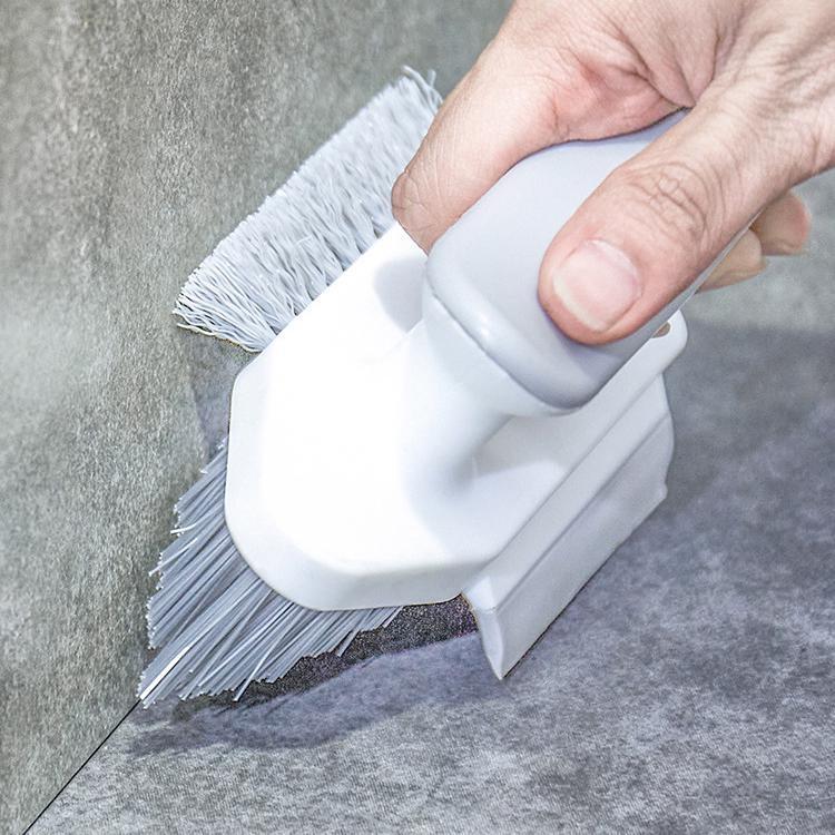 1PCS Wall Corner Brush Windows Slot Cleaner Floor Seam Brush Scraping Brush Bathroom Floor Corner Brush Toilet Cleaning Brush